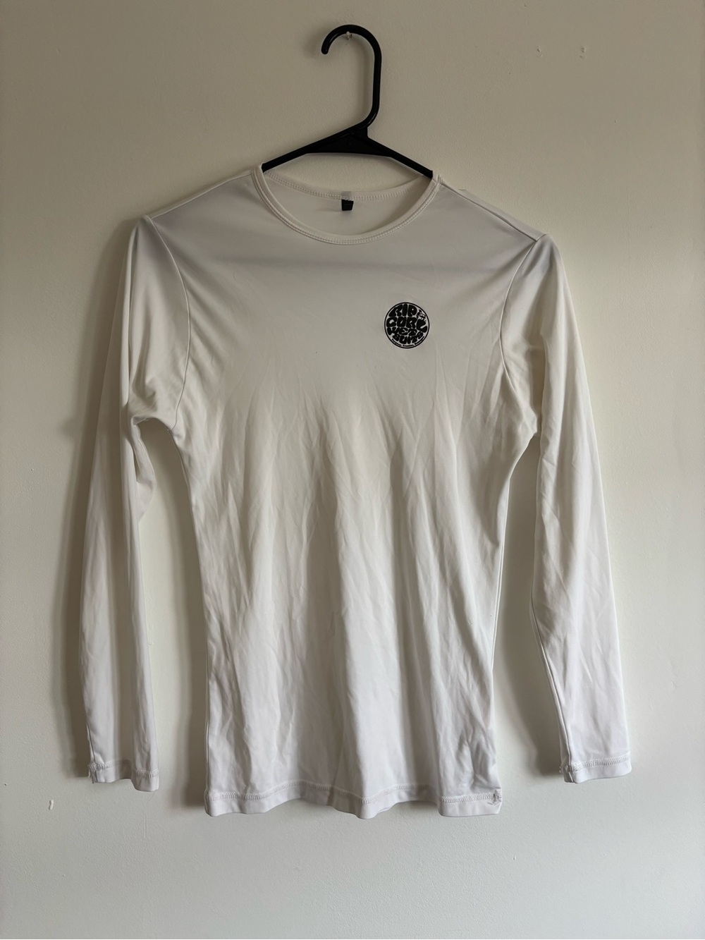 Rip Curl White Long Sleeve Logo Tee